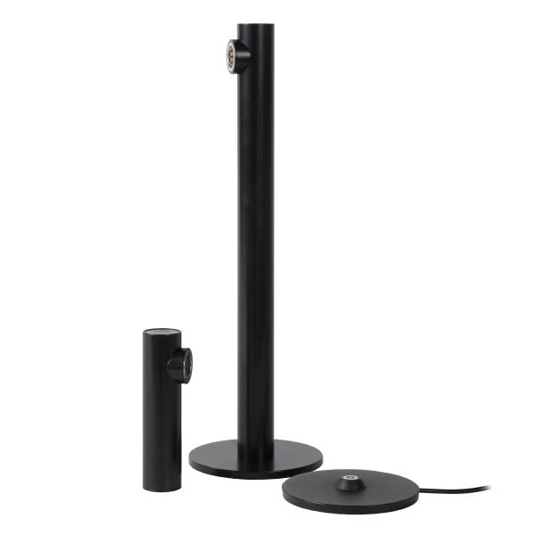 Lucide ANTRIM - Rechargeable Table lamp Indoor/Outdoor - Battery pack - LED Dim. - 1x2,2W 2700K - IP54 - With wireless charging pad - Black - detail 1